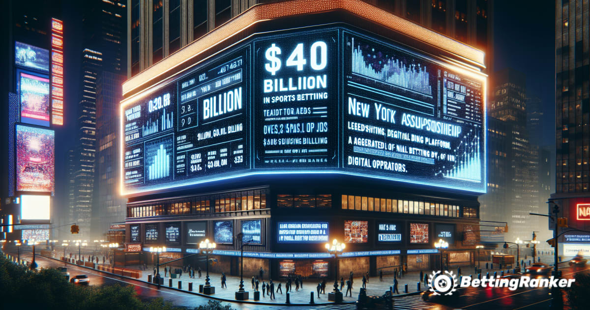 New York's Mobile Sports Betting Hits $40 Billion Milestone